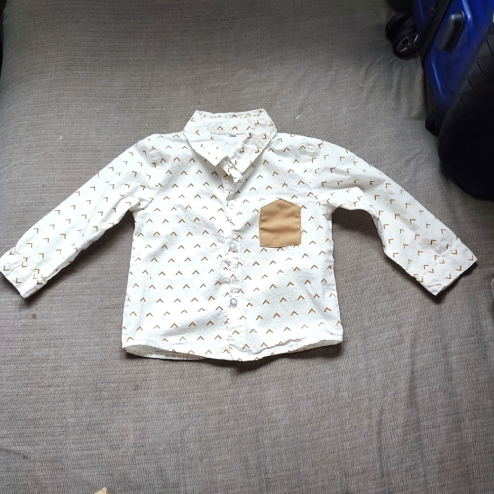 Boy's formal khaki suit
